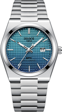 ModernMart Luxury Mens Quartz Watch Stainless Steel Business Wristwatch With Date Display blue