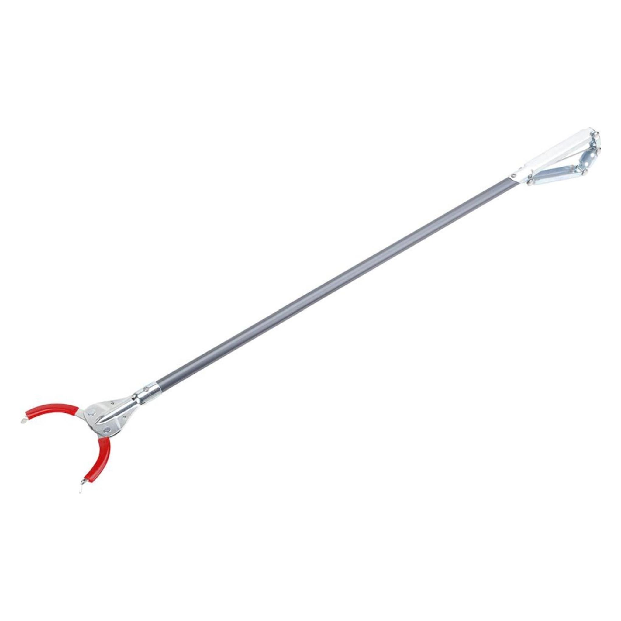 Flora Müllgreifer Greifboy 40 mit Stahlgriff, 140 cm stabile Greifzange zum aufsammeln von Unrat, o (228633)