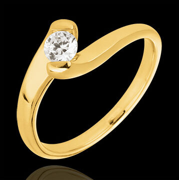 Edenly SolitÃ¤r-Ring Ewige Passion in Gelbgold - 0.24 Karat
