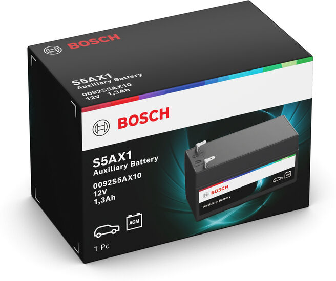 Bosch Starterbatterie S5ax Agm Aux 12v, 1,2 Ah 0 092 S5a X10 12v 68ah A Für Mercedes