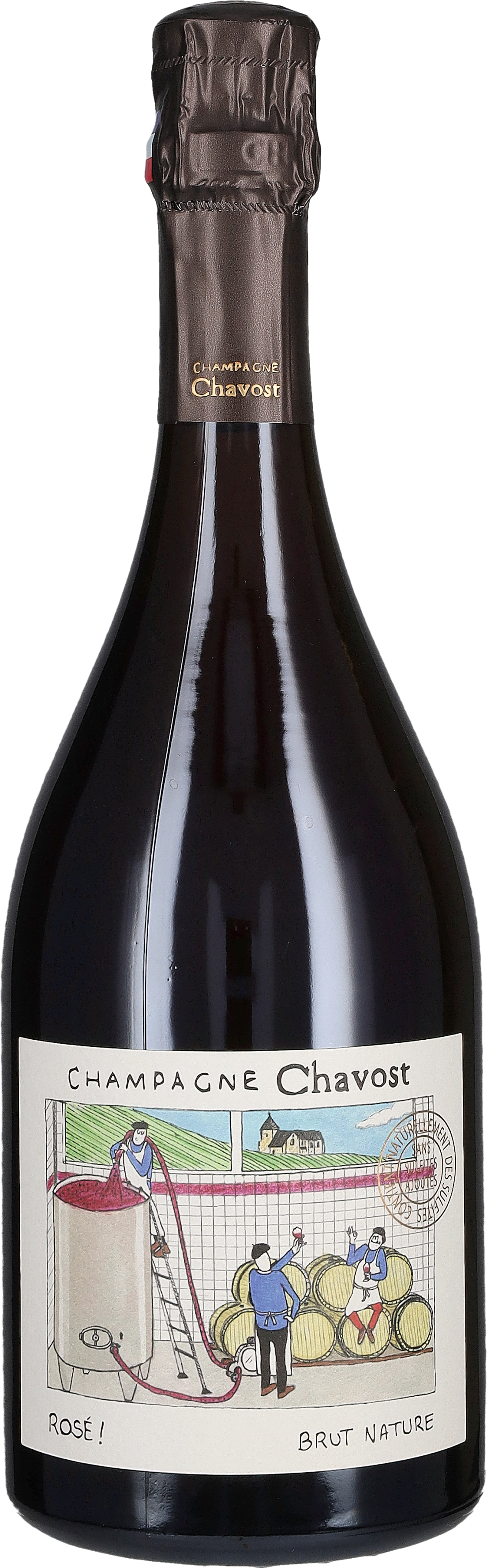 Champagne Brut Nature Rosé de Saignée Chavost
