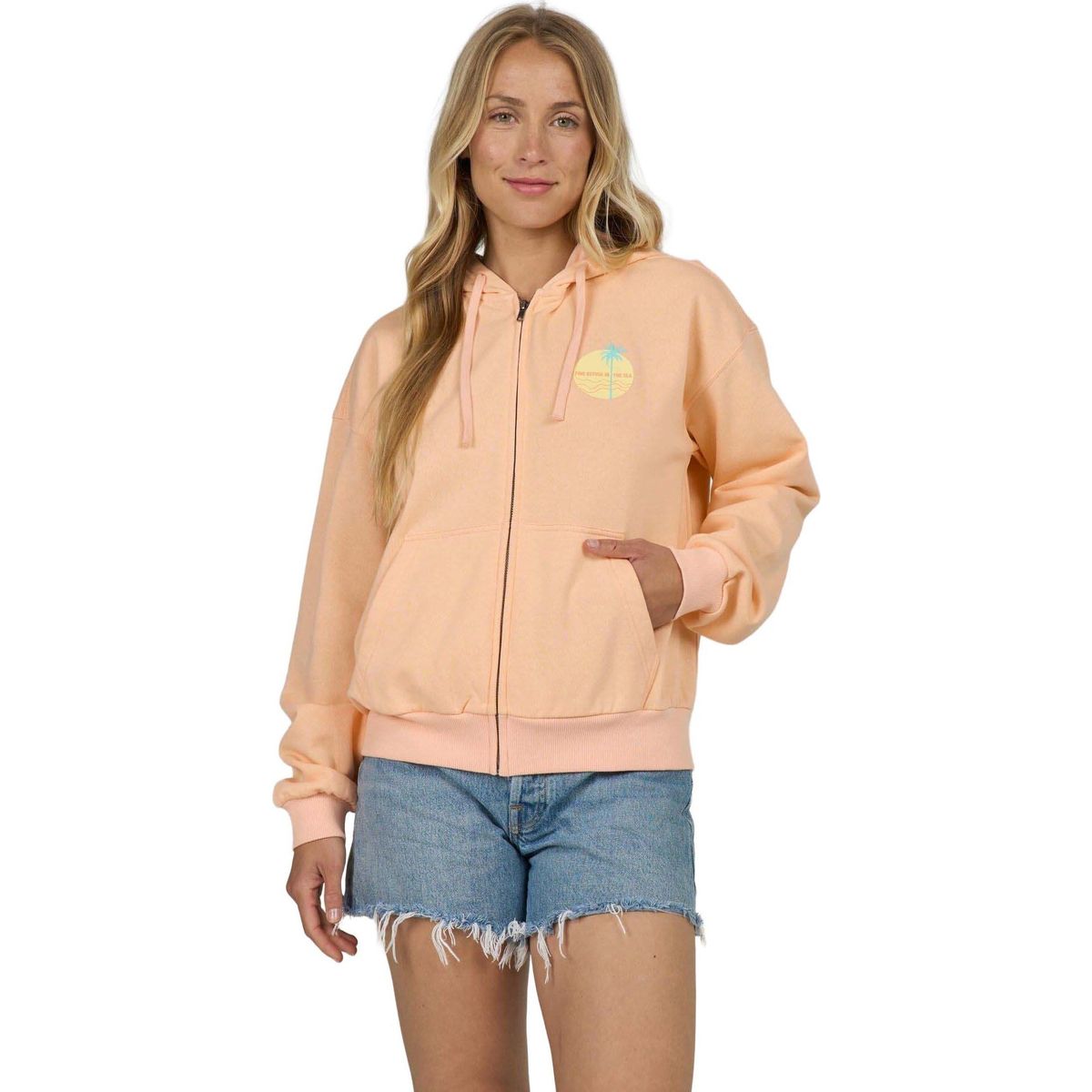 Salty Crew Simplicity Zip Hoody apricot (APR) L 20335479W-APR-L