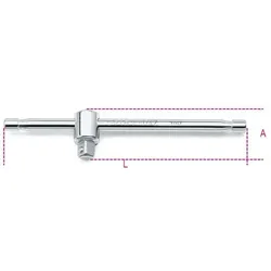 BETA, Steckschlüssel + Stecknuss, 900/42-GLEITGRIFF, AUssENVIERKANT 1/4”