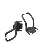 PATCHBOX Ablage Cable holder Schwarz 4Stücke Kabel-Organizer Patchcatch 4 stk (PBCX8K)
