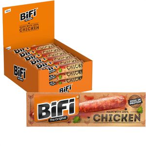 BiFi Fleischsnack Chicken, Chicken-Salami, je 20 g, 24 Stück