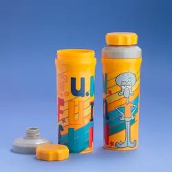 Koziol Olli 0,5 SpongeBob Squidward Trinkflasche 500 ml honey yellow