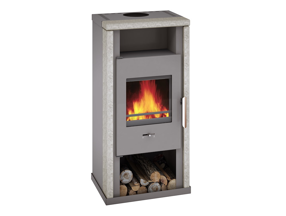 WAMSLERHAUSU Kaminofen Typ10840-Yuna gussgr. Rahm.NS 6kW 16976871