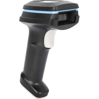 Manhattan 154185 2D Wireless Barcode-Scanner Funk 1D, 2D LED Schwarz Hand-Scanner Funk, USB-A