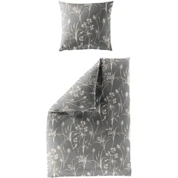 Bettwäsche Mako-Satin natur ( 155x220cm, mit 1 Kissen) - 135x200cm, mit 1 Kissen