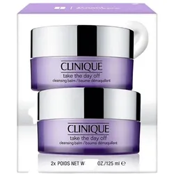 Clinique, Gesichtsreinigung, Set Of Make-Up Remover Balms Take The Day Off Duo (Make-Up Entferner, Reinigungsöl, 125 ml)