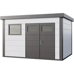 Telluria Metallgerätehaus Classico 3930+ weiß