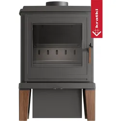 Kaminofen KRATKI KOZA K11 mit Holzbeinen