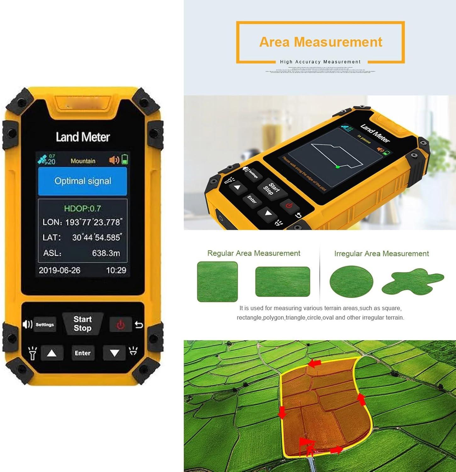 Selius 2,4 inch handheld GPS voor wandelen met stembegeleiding en gegevensexport, waterdicht