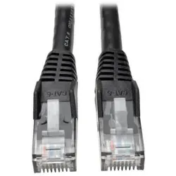 Eaton Tripp Lite Series Cat6 Gigabit Snagless Molded (UTP) Ethernet Kabel (RJ45 Stecker/Stecker), Schwarz, 3 ft. (0.91 m)