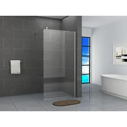Fa-Bausysteme Walk-In Glas Dusche Klarglas 130 cm