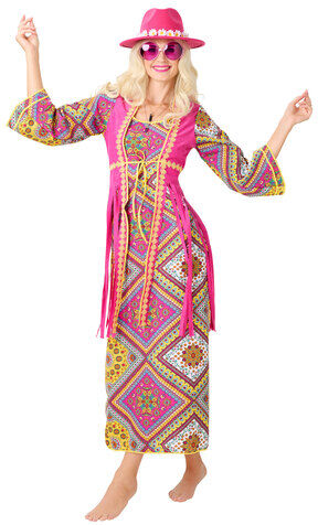 Hippie-Kleid "Vintage" für Damen