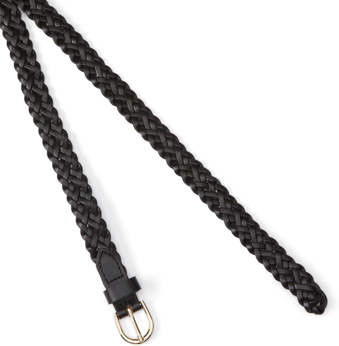 PIECES Ceinture cuir tressée Avery