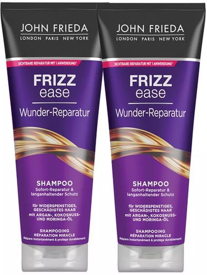 John Frieda - Frizz Ease Wunder-Reparatur Duo Shampoo, 2x250 ml