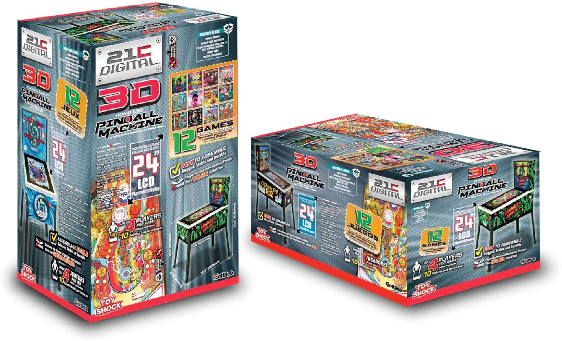 Arcade1Up Toyshock Pinball Haunted House Arcade -pelikone