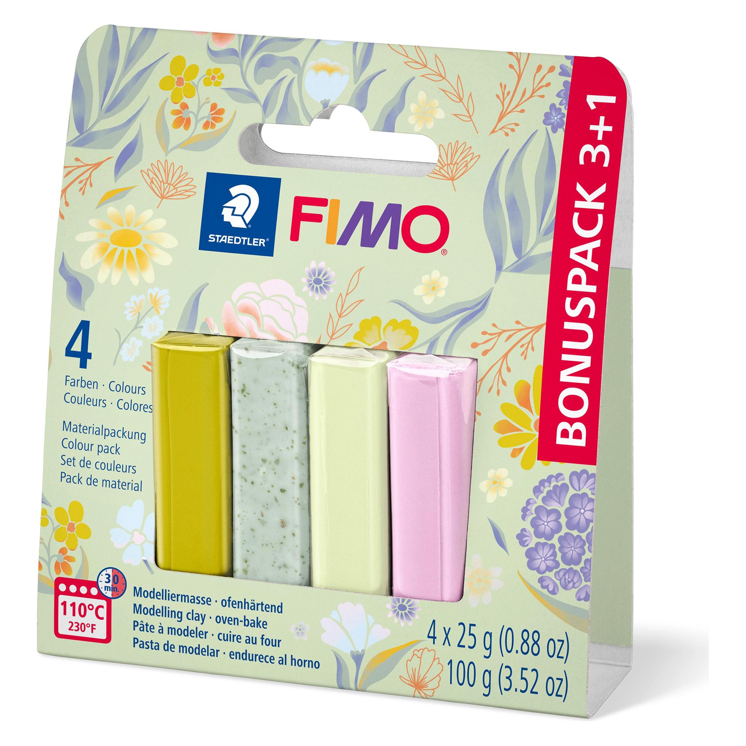 Magni STAEDTLER FIMO Modelliermasse Soft spring botanical 4x25g (8023-S1 P)