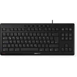 Cherry Stream Keyboard TKL (DE, Kabelgebunden), Tastatur, Schwarz