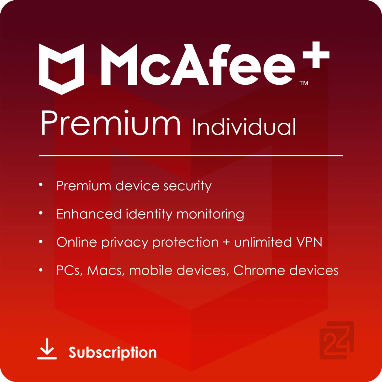 McAfee+ Premium Individual MPP31MNRURFYD