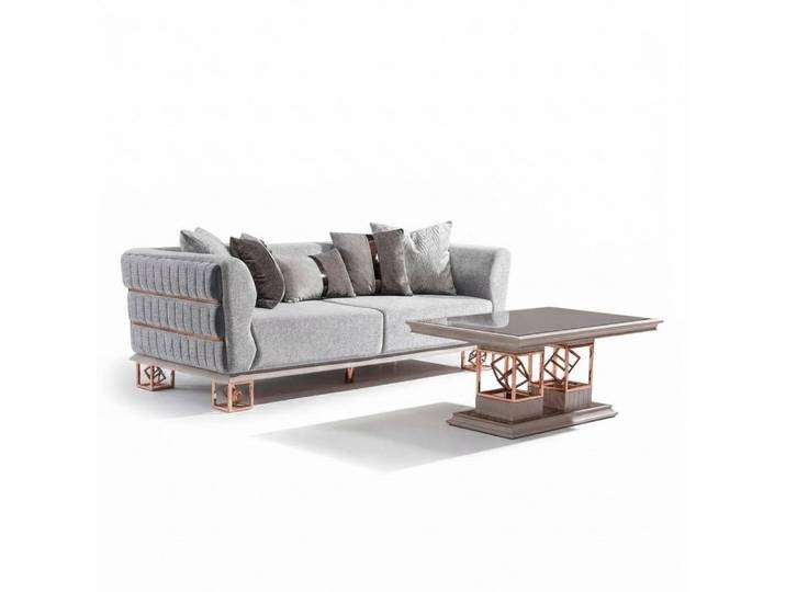 Xlmoebel 3-Sitzer Wohnzimmer Sofa Dreisitzer Design Couch Möbel Stil, 3-Sitzer 1 Teile, Made in Europa