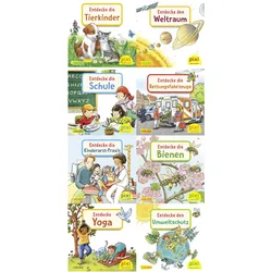 Pixi-Box 291: Entdecke deine Welt 4 (8x8 Exemplare), 64 Teile, Kinderbücher von Diverse