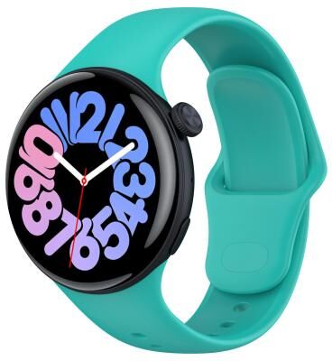 Everyday Crate Vivo Watch 3 Silicone Watch Strap Adjustable Replacement Watch Band Soft Sport Wristband teal