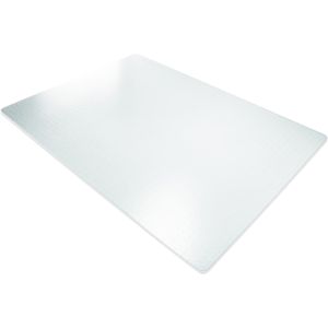 RS-Office Bodenschutzmatte Ecogrip Solid, transparent, für Teppichböden, Polycarbonat, 120 x 150cm