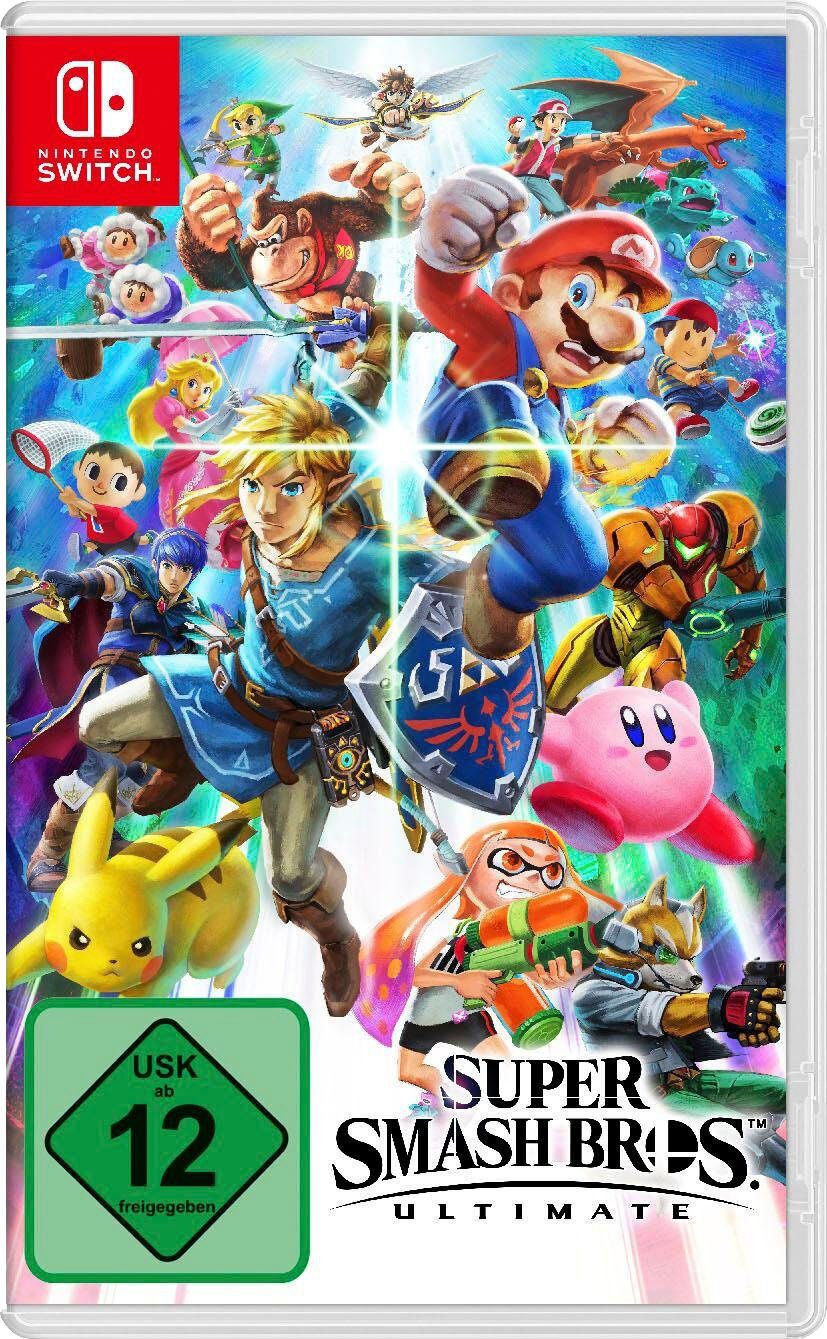SWITCH Spielesoftware "Super Smash Bros. Ultimate", transparent (weiß, neutral), Nintendo Switch, Spielesoftware, Spielesoftware