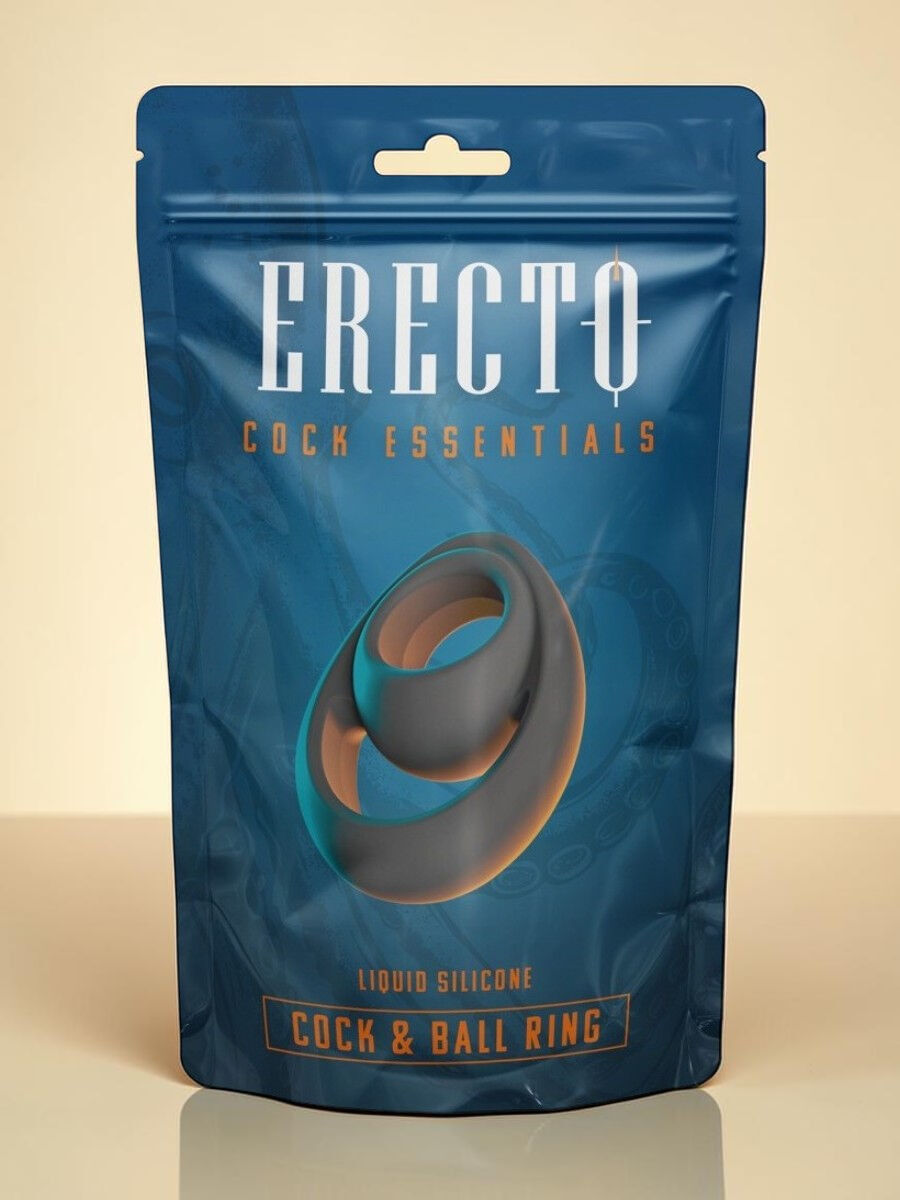 Erecto Anneau pénien et testiculaire en silicone doux