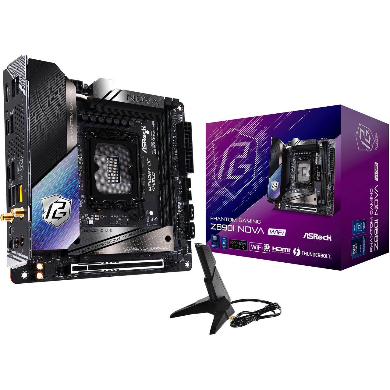 ASRock Z890I Nova WiFi Intel Z890 So.1851 DDR Mini-ITX Retail