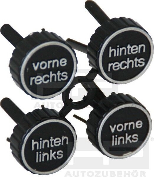 HP Autozubehör Reifenstift Radmarker-Set (4-Tlg.) 82113