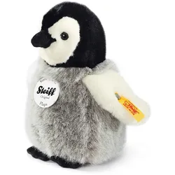 Steiff - Flaps Pinguin, schwarz/weiß/grau, 16cm - schwarz|grau