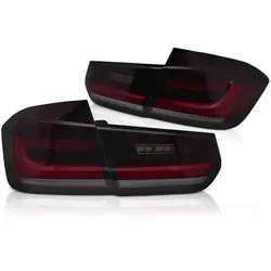 Voll LED Rückleuchten passend für BMW F30 Limo Bj. 11-19 Rot/Smoke dynamischer Blinker