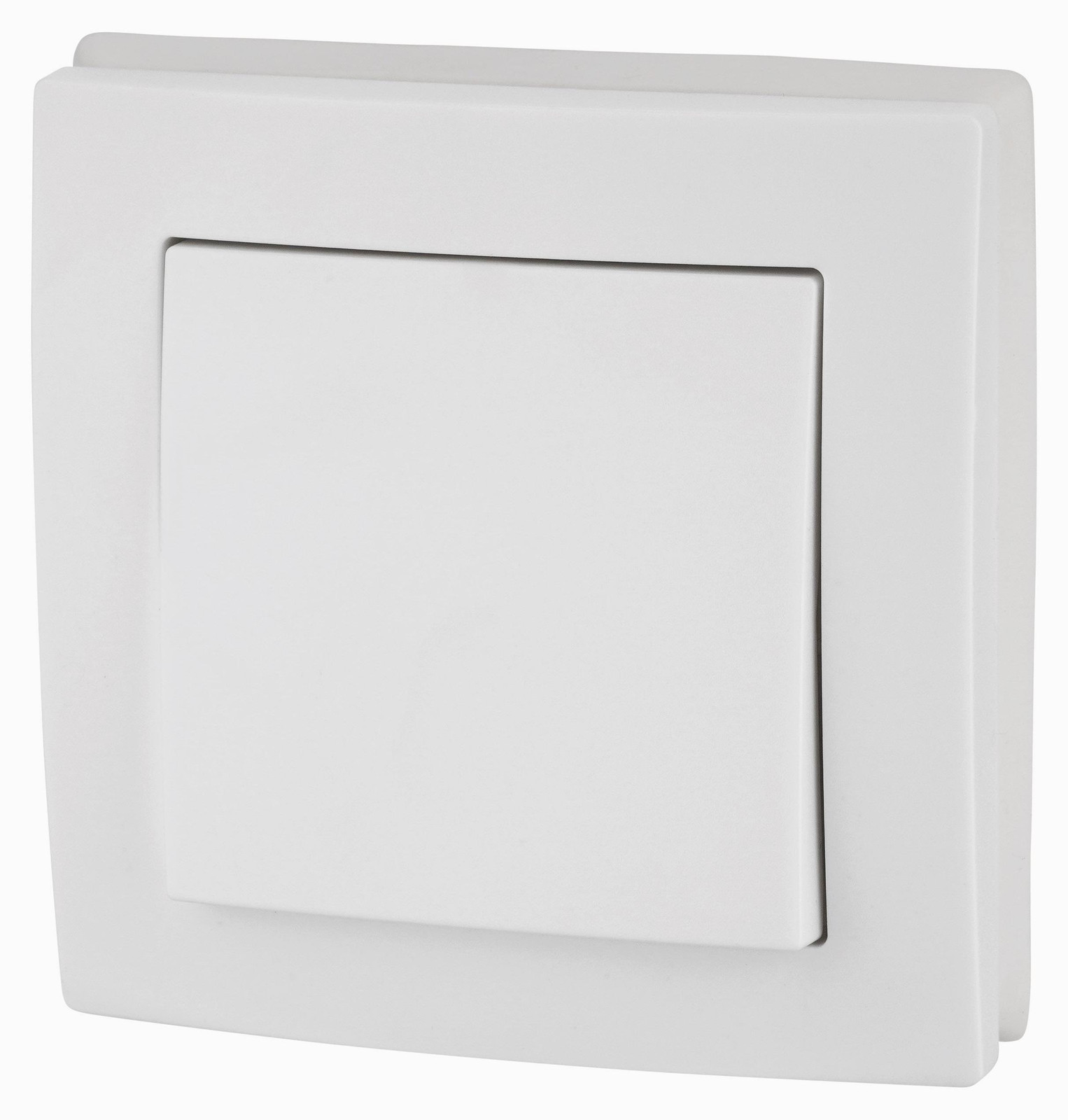 ADAKAT Inbouwschakelaar Aqua ET-1, dubbelpolig, IP44, wit