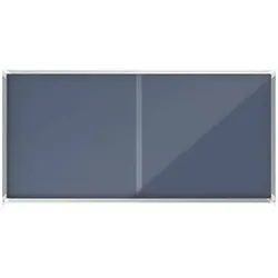 Nobo Schaukasten für den Innenbereich Filz 27x A4 blau, 141.5x99.5x6 cm