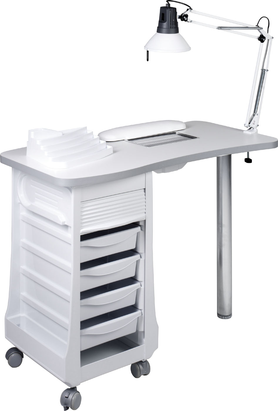 Sibel Margot Maniküre Tisch Weiss mit eingebauter Absauggung 30 Watt SN-7310610