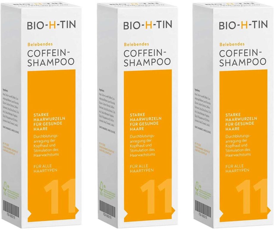 Bio-H-Tin Coffein-Shampoo 3x200ml