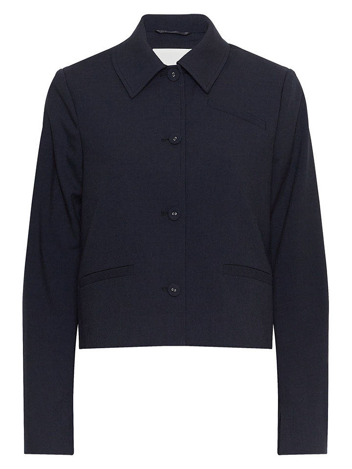 MOSS COPENHAGEN Hemdjacke "Wilder" in Dunkelblau - XS