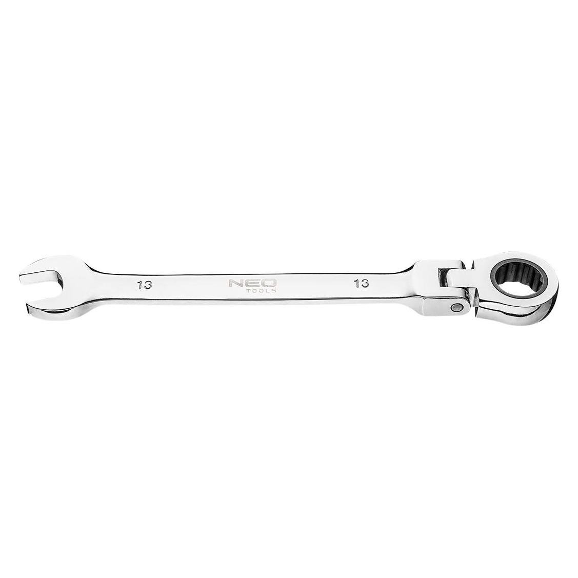 Neo Ring-Maulschlüssel mit Ratsche und Anschluss 13 mm (09-055) (13 mm) (09-055)