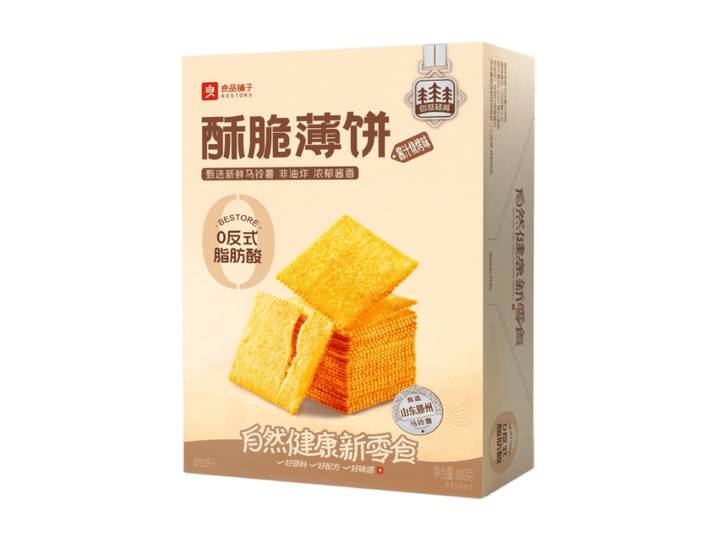 Bestore dunne, knapperige crackers barbecuesaus-smaak 300 g