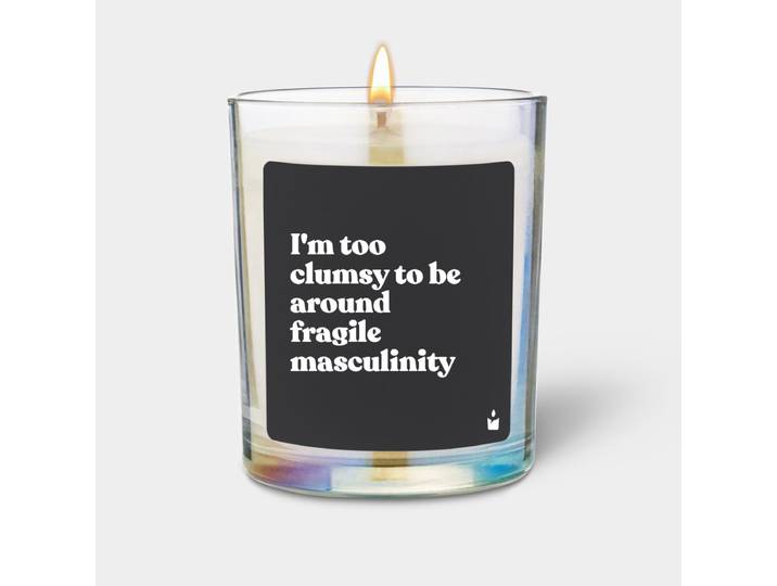 Duftkerze Rainbow Woody I'm too clumsy to be around fragile masculinity