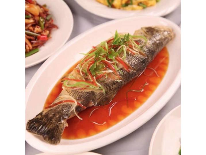 Plat simulé, modèle de poisson cuit à la vapeur, accessoire, faux plat, modèle alimentaire, plat d'échantillon, accessoire de tir, restaurant, 1 pièce