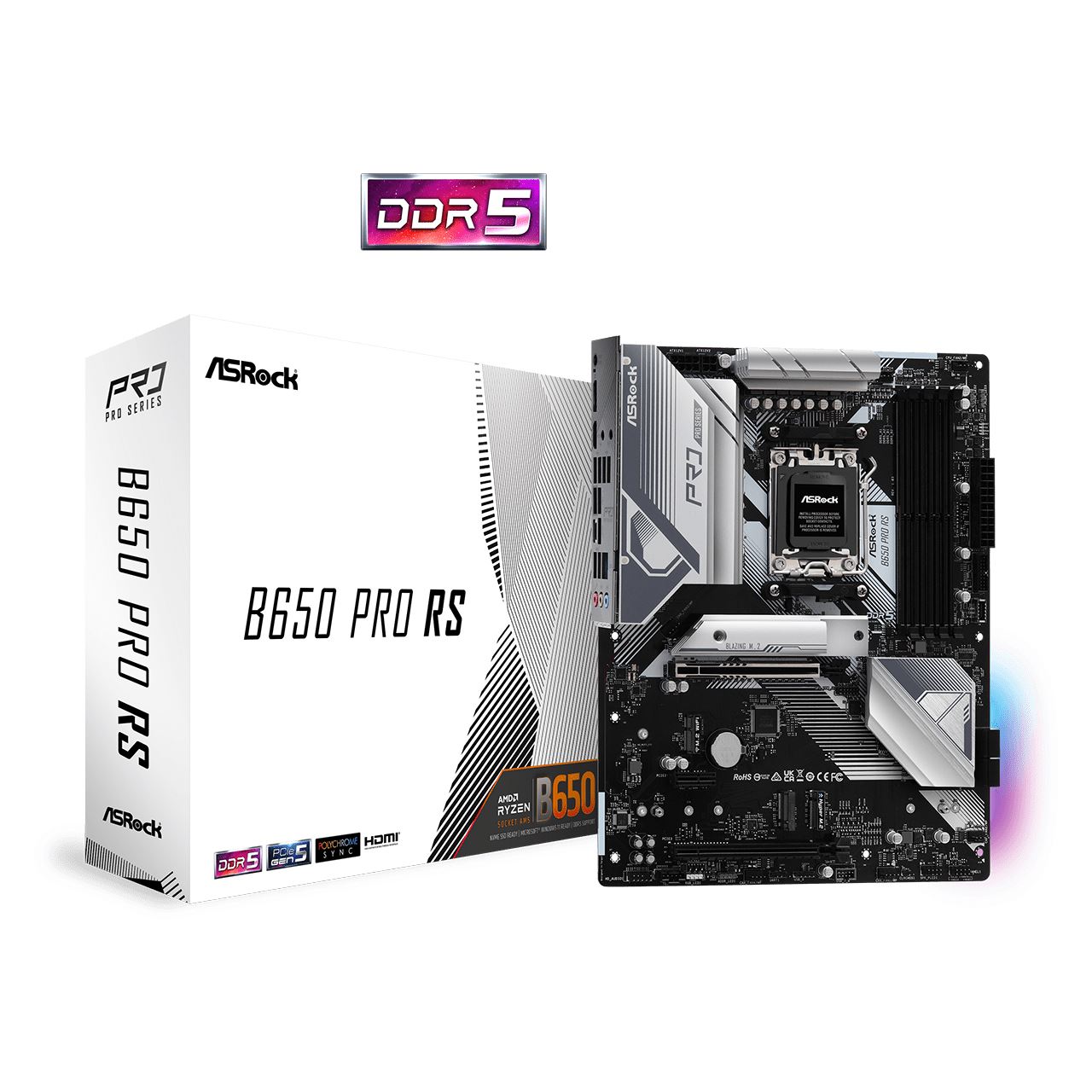 ASRock Pro RS AMD B650 So.AM5 DDR5 ATX Retail
