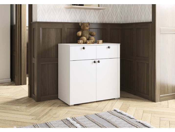 Kommode Skagen 80cm Weiß