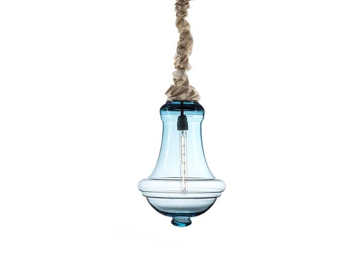 Bsweden Valborg Pendelleuchte Graublau, led