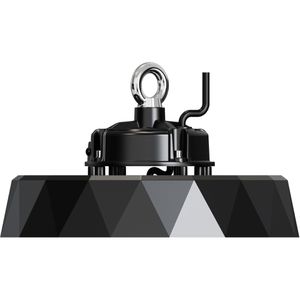 EinLicht LED-Hallenstrahler UFO-Diamond, 19.500 Lumen, 4.000 Kelvin, IP65 Strahlwasserschutz, Ø 30 cm, 150 Watt