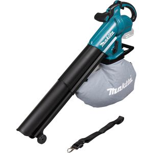 Makita Laubbläser-Laubsauger DUB187Z, Akku, 18V, mit Schultergurt und 25 Liter Fangsack